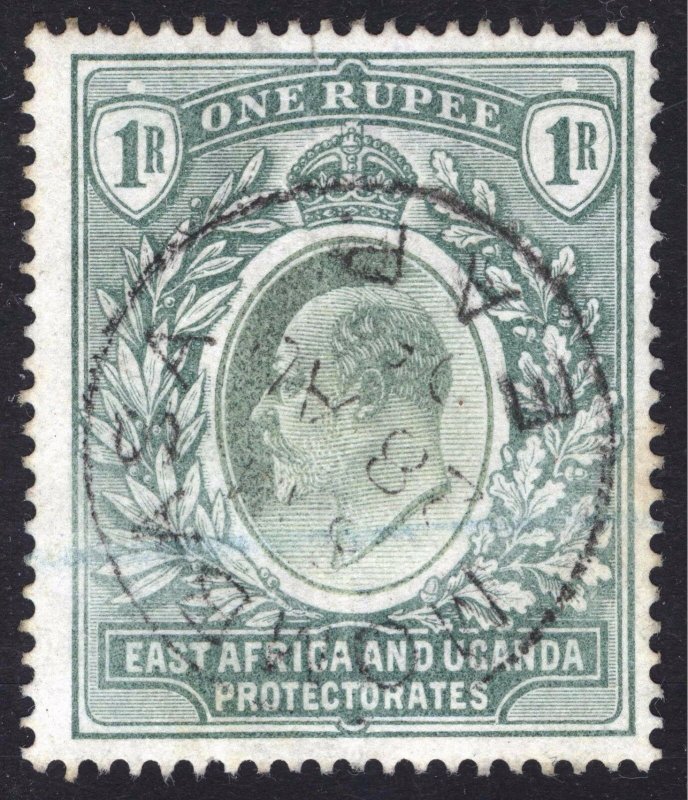 KUT East Africa & Uganda 1903 1r Green SG 9 Scott 9 VFU Cat £60($91)