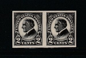 United States 611 Pair MNH President Warren G Harding (A)