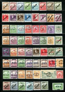 Hungary #153/#7N15 1918-1919 Assorted Post WWI Occupation Romania Yugoslavia etc