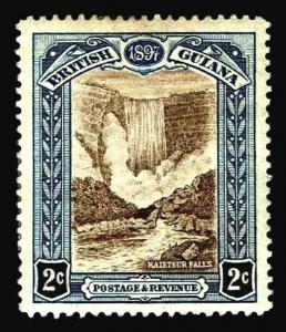 1898 British Guiana #153 Kaleteur - OGHR - VF - CV$40.00 (ESP#3089)