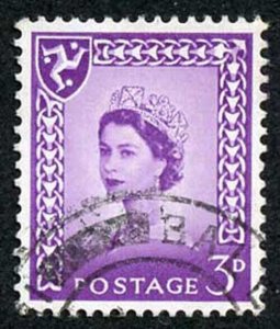 IOM SG2a 3d Deep Lilac on Chalky Paper Fine used cat from 6.50 pounds