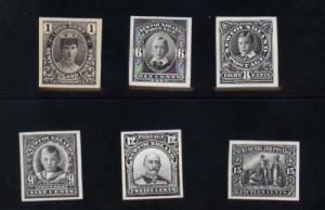 Newfoundland #104P \ #114P XF Mint Proofs In Black