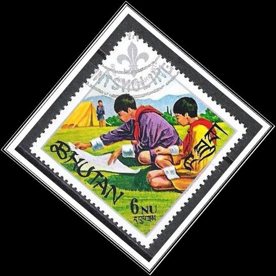 Bhutan #139 Boy Scouts CTO NH
