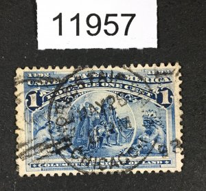 MOMEN: US STAMPS # 230 USED LOT #11957