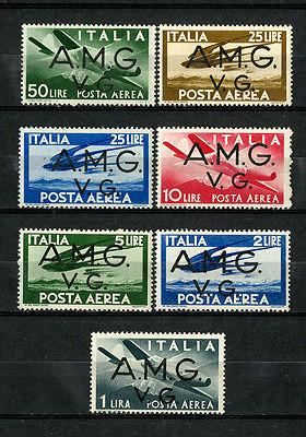 Italy AMG Stamps # ILNC 1-7 XF OG NH Scott Value $51.30