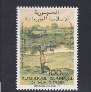 Mauritania # 691, World Meteorology Day, Mint NH, 1/2 Cat