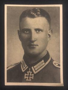 1944 Krakow Poland Germany PPC Postcard Cover Knights Cross Soldier Veeser