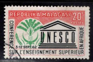 Madagascar Malagasy Scott 333 Used UNESCO stamp