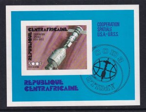 Central African Republic C138 Space Imperf Souvenir Sheet MNH VF