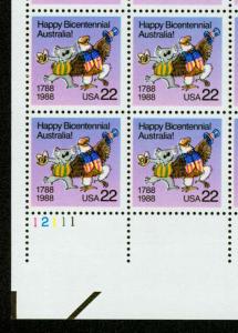 US.#2370 Bicentennial Australia Issue - Sheet of 40 - OGNH - VF - $18.40 (E#334) 