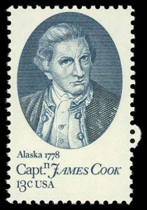 US Scott 1732 VF/MNH - 1978 13¢ Capt. James Cook - P.O. Fresh