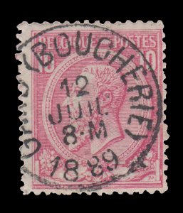 BELGIUM STAMP 1884 - 1885. SCOTT # 52. USED. ITEM 6