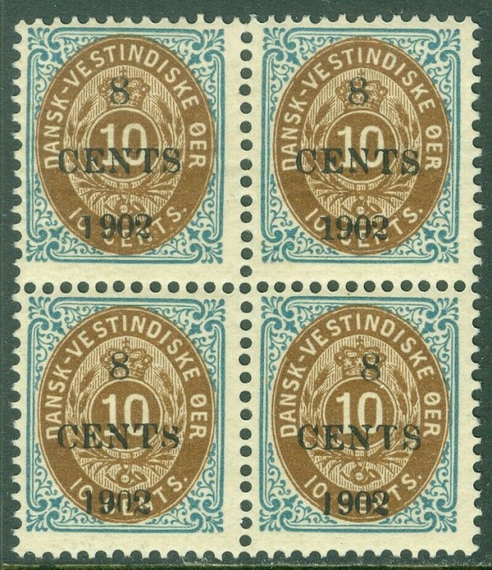 EDW1949SELL : D.W.I. 1902 Scott #25 Block of 4. Very Fine Mint OG Fresh & Choice