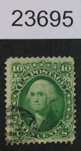 US STAMPS #68 USED LOT #23695