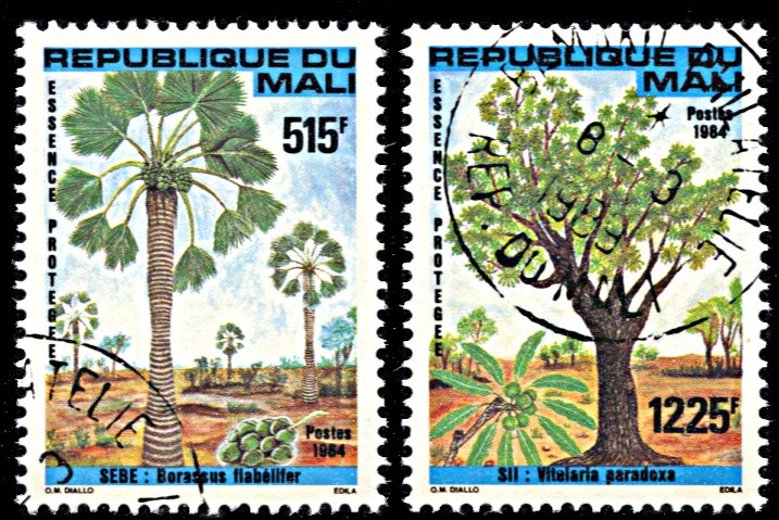 Mali 492-493, CTO, Fragrant Trees