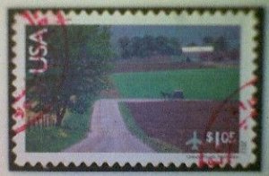 United States, Scott #C150, used(o) air mail, 2012,  Amish Buggy,  $1.05