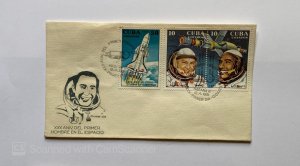 CUBA FDC, XXX ANIVERSARY OF 1ST MAN IN SPACE , HABANA , 1991, 