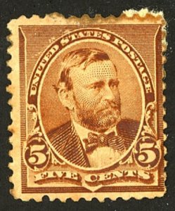 U.S. #223 MINT NG THIN