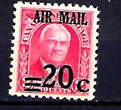 Canal Zone Airmail Scott # C-5 unused, lightly hinged