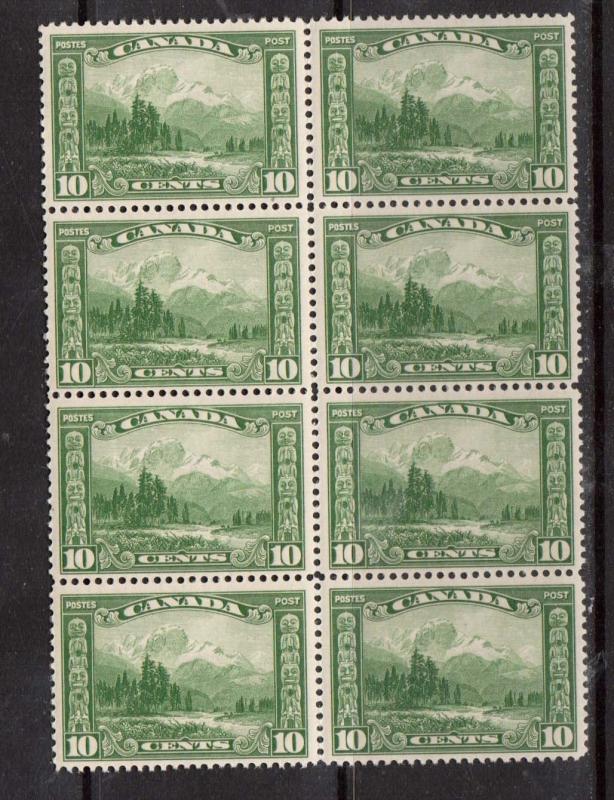 Canada #155 VF/NH Block Of Eight