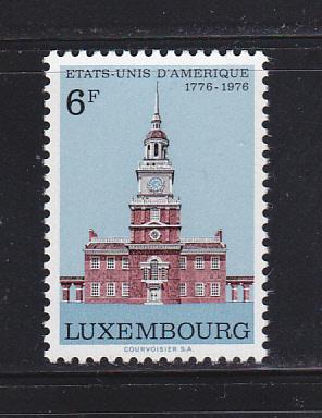 Luxembourg 587 Set MNH American Bicentennial (B)