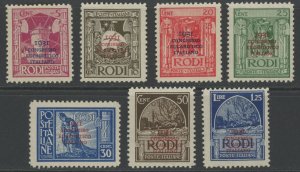 Italy Rhodes 38-44 * mint HR complete set (2306B 102)