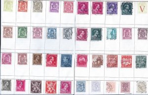 BELGIUM 80 DIFF. USED  STARTS AT A VERY LOW PRICE LOOK!!!