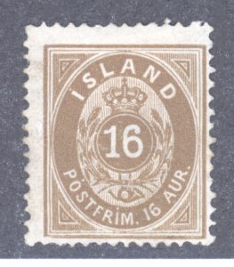 Iceland, Scott #12, Used