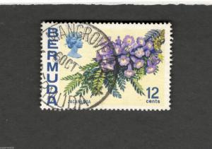 Bermuda SCOTT #263a Jacaranda Tree  Θ used stamp