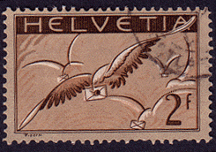 Switzerland 1933 Sc C15a uvf grilled