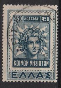 Greece 1947 - Scott 511 used - 450, Revolutionary stamp 