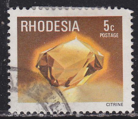 Rhodesia 296 Citrine 1970