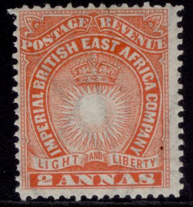 BRITISH EAST AFRICA QV SG6, 2a vermilion, M MINT.