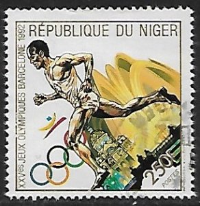Niger - # 818C - Olympics- Runner - used....{BRN10}