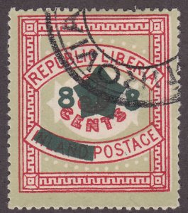 Liberia 128 Numerical Issue 1913