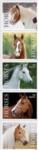 #5891 - 5895 2024 Horses Strip/5 - MNH