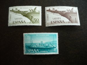 Stamps - Spainish Sahara - Scott#166-168 - Mint Hinged Set of 3 Stamps