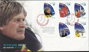 NEW ZEALAND 2009 Sir Peter Blake - Yachting - FDC...........................9378