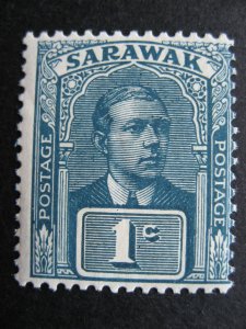 Sarawak tablet color error Sc 50 slate blue instead of red MNH