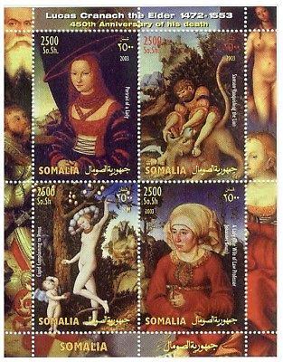 Cranach Paintings On Stamps 222698