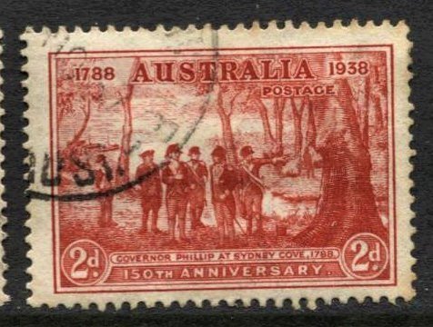 STAMP STATION PERTH Australia #163 Governor at Sydney Cove Used  CV$0.80