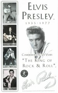 SPECIAL LOT Bhutan 2003 1387 - Elvis Presley 25th Mem - 15 Sheetlets of 4v - MNH