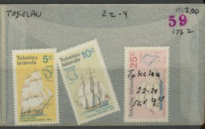 Tokelau Islands 22-4 ** mint NH (2301A 1732)