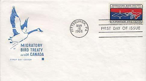 United States, First Day Cover, Birds