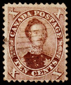 Canada Scott 17 (1859) Used G-F, CV $175.00 C