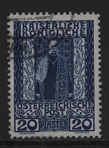 Austria Turkey 1908  Scott #54 used (CV 4.75)