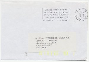 Cover / Postmark France 1993 Esperanto Congress