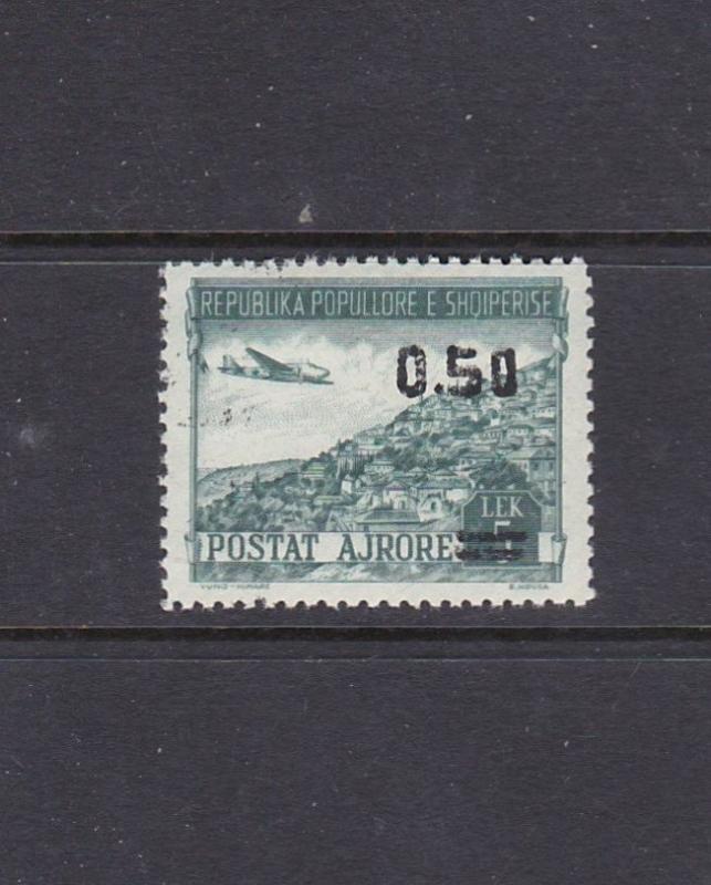 ALBANIA - 1952 AIR MAIL SURCHARGE - SCOTT C61 - MNH