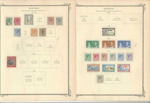 Bahamas Collection 1859 to 1949 on Scott Specialty Pages