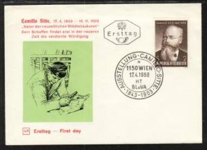 Austria Sitte 1968 U/A FDC BIN 1680